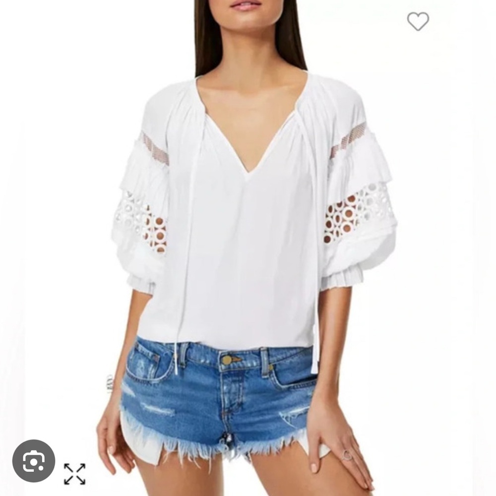 Ramy Brook Moriah Eyelet Blouse